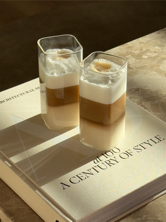 Стъклена чаша от боросиликатно стъкло Cube, 350мл