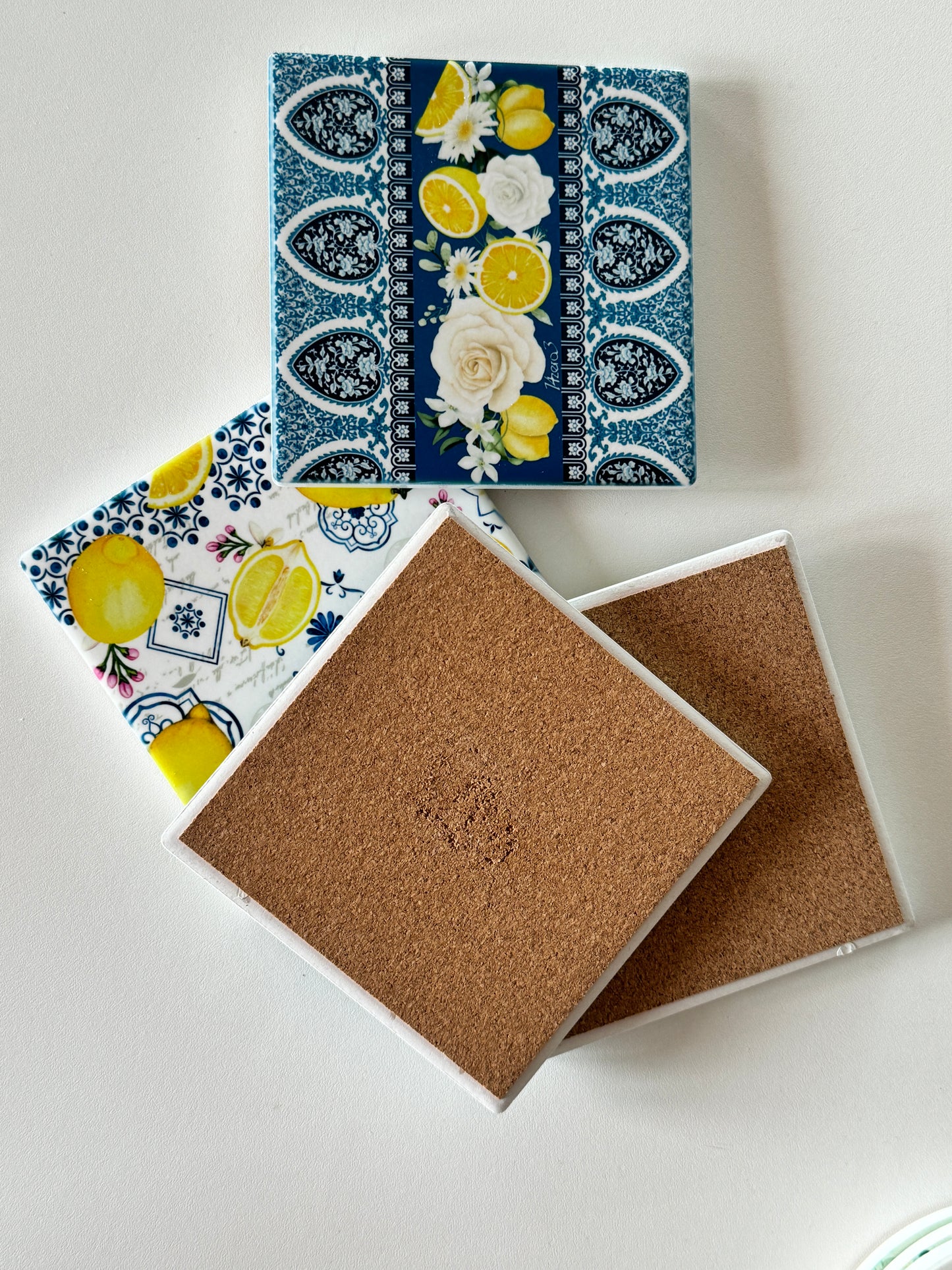 4 броя подложки за чаши от керамика Gul