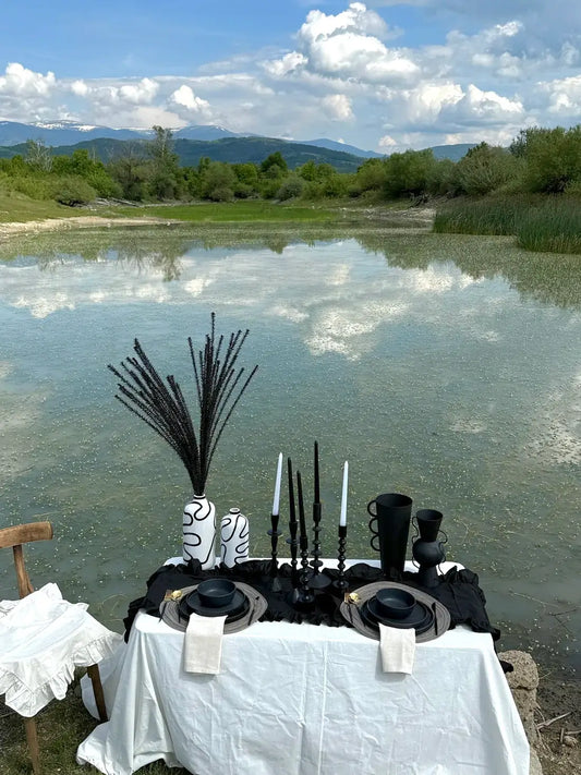 Изкуствено цвете Black Widow, 121см