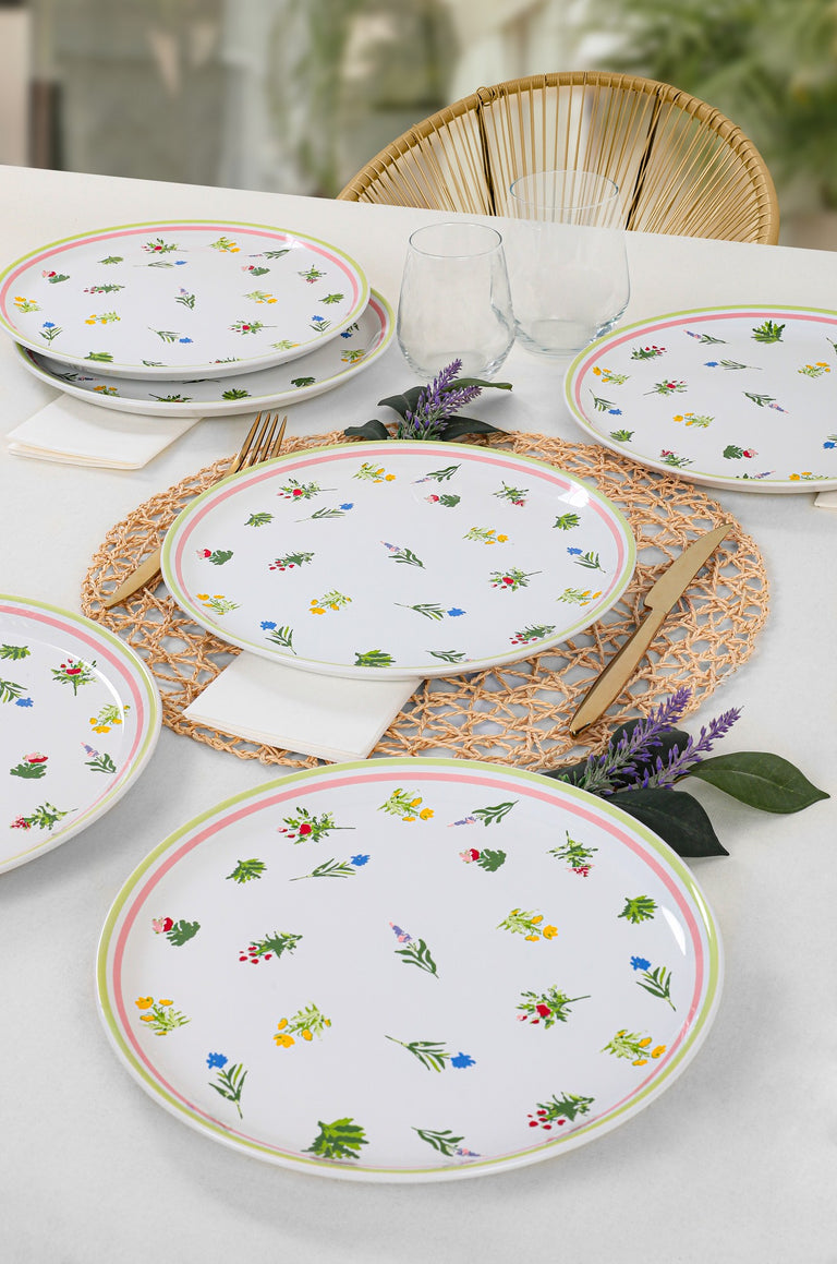 4 броя чинии за основно хранене Bloom, 25см