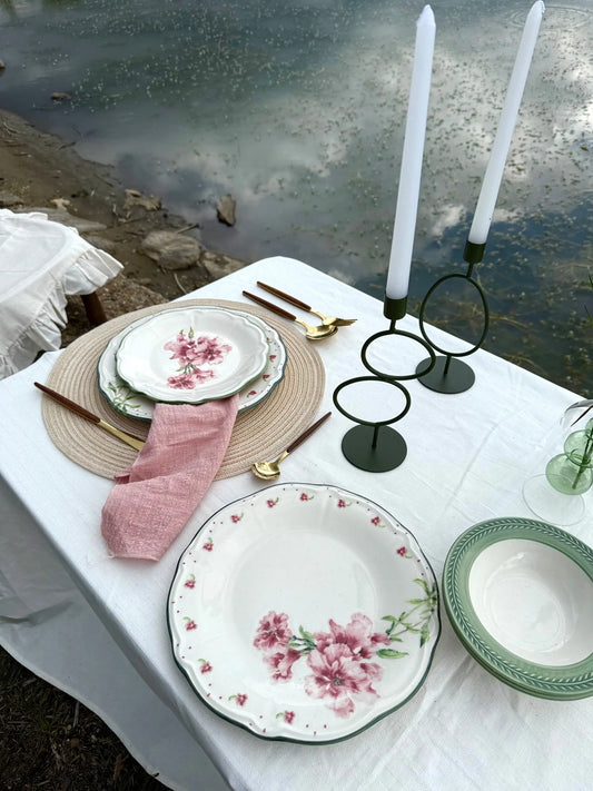 2 броя свещници от метал Selva, 22см