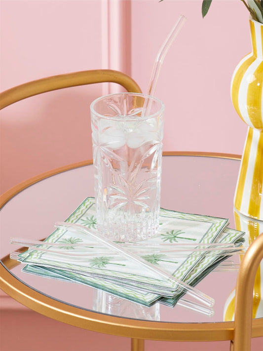 4 броя стъклени сламки Hor