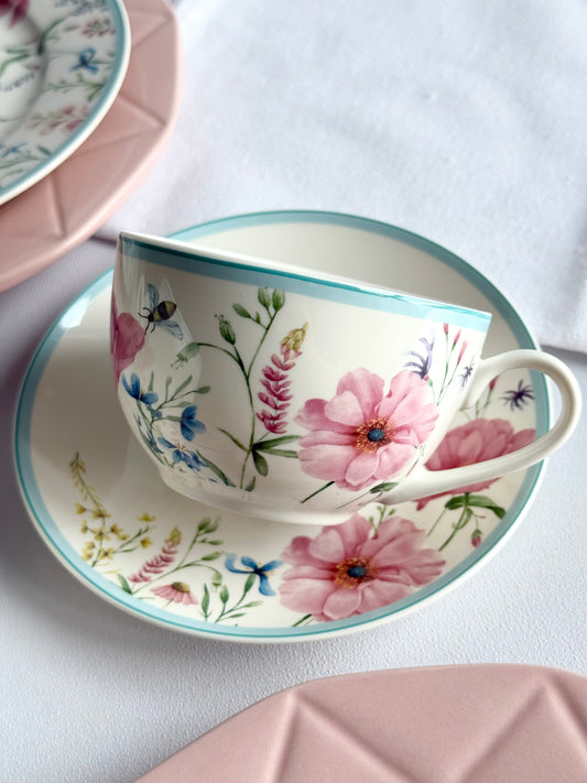 2 броя чаши за кафе с чинийки Ayre, 235мл