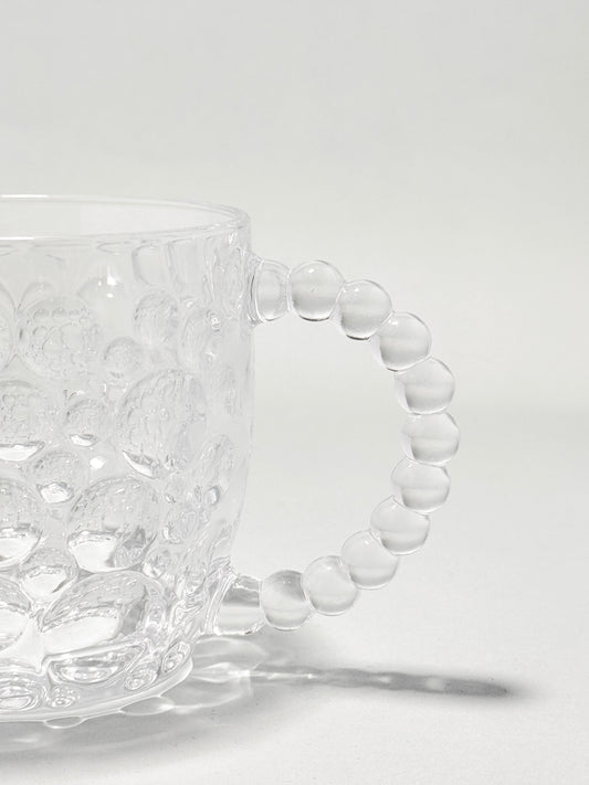 Голяма стъклена чаша с дръжка Olsa, 340мл