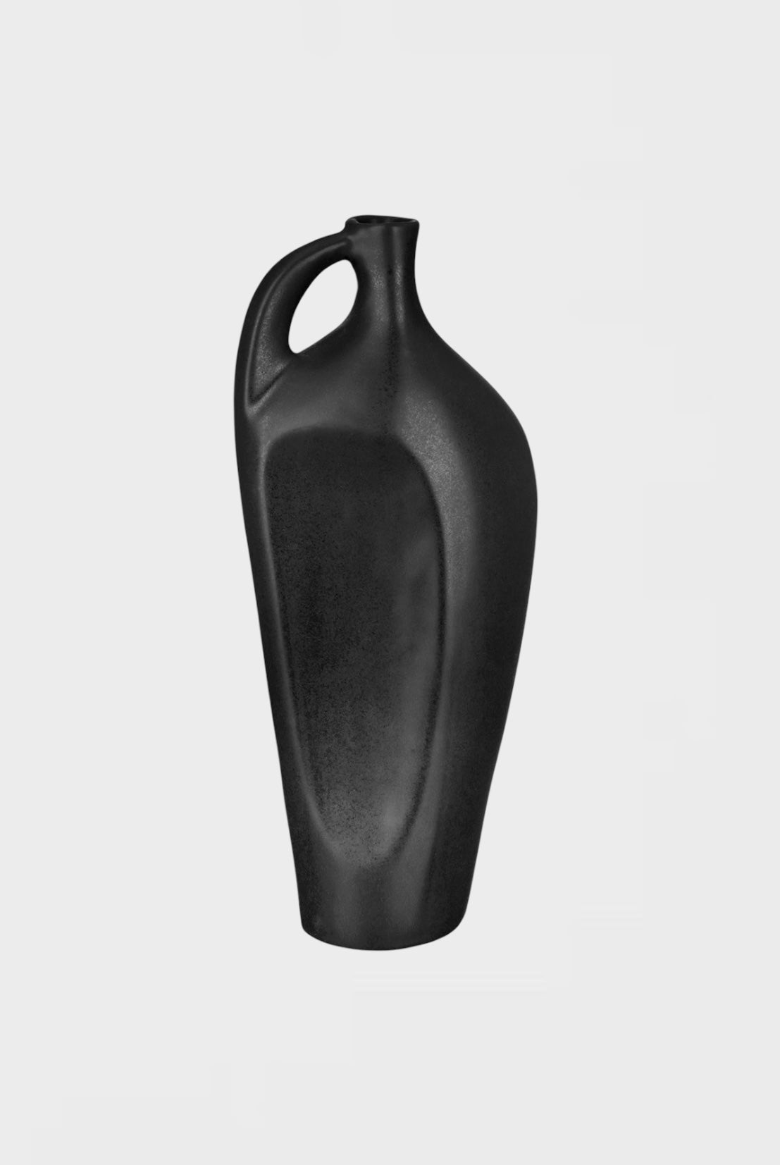 Голяма ваза от керамика Thyra Black, 40см