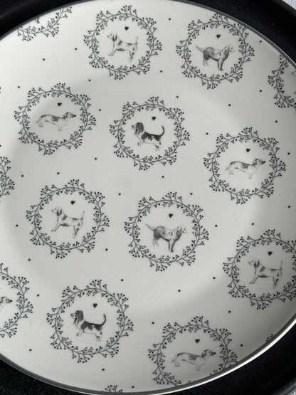 Средно голяма чиния от порцелан Doggy, 20см