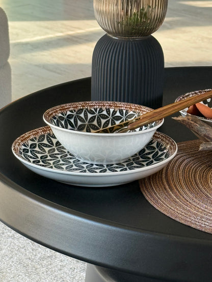 Дълбока чиния за хранене Dorna, 21см