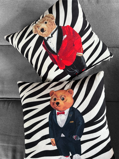 Декоративна калъфка от кадифе Teddy Red