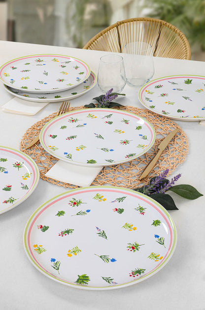 4 броя чинии за основно хранене Bloom, 25см