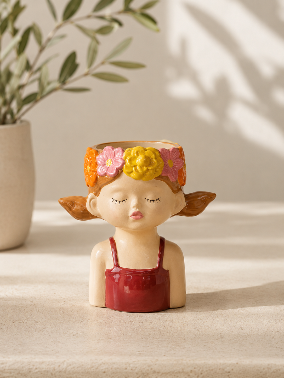 Малка ваза / саксия от керамика Florabella, 16см
