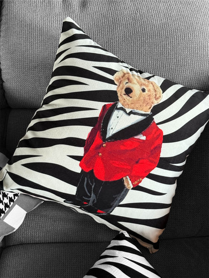 Декоративна калъфка от кадифе Teddy Red