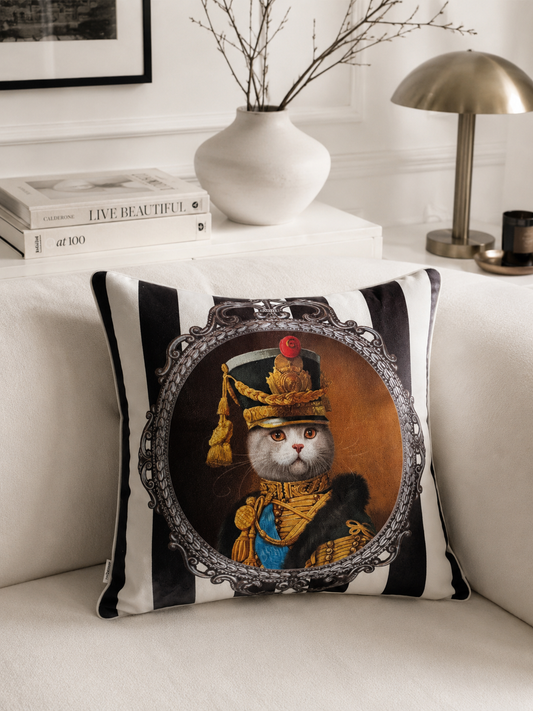 Декоративна калъфка от кадифе Major Cat