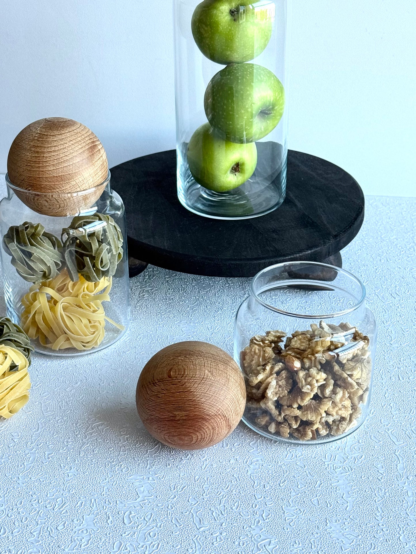 3 броя стъклени буркани за съхранение Soray