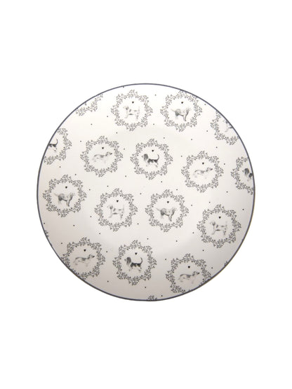 Средно голяма чиния от порцелан Doggy, 20см