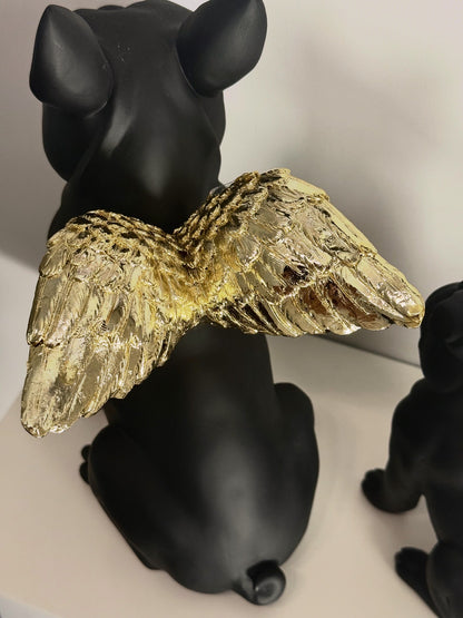 Голяма деко фигура от полирезин Golden Bulli, 25см