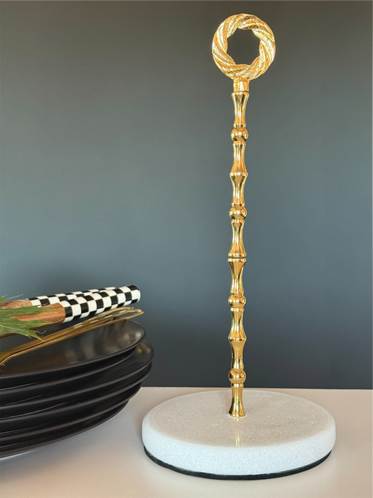 Поставка за кухненска хартия от мрамор Hreya