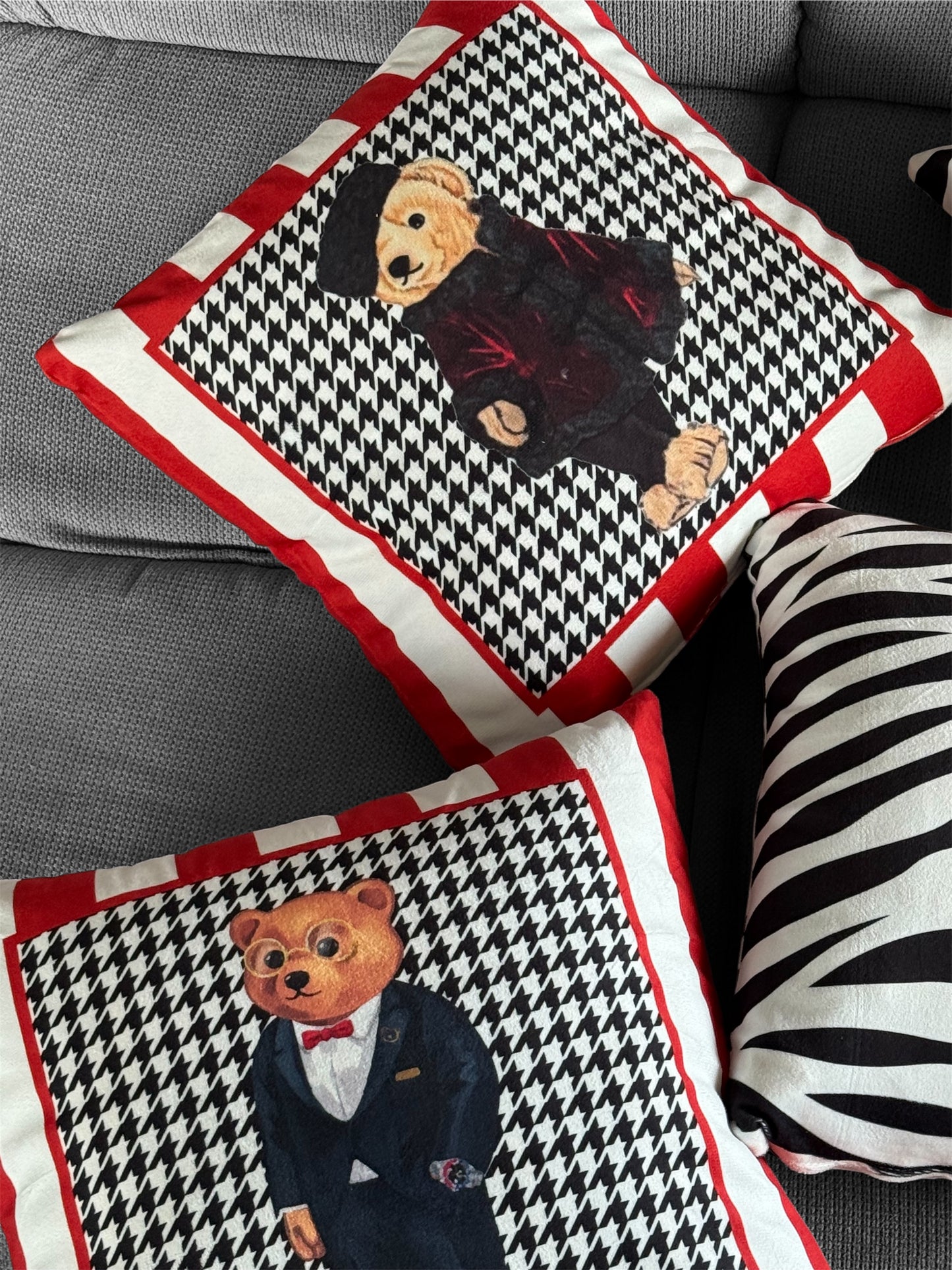 Декоративна калъфка от кадифе Female Teddy