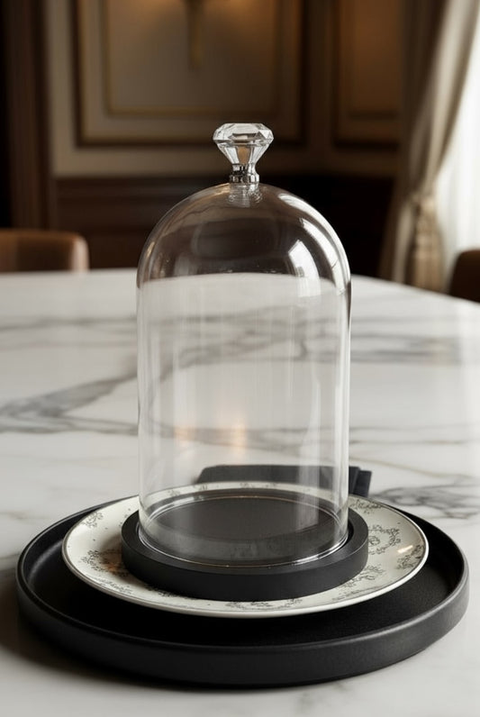 Стъклен купол с основа от дърво Cloch