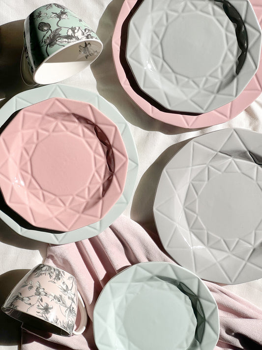 Чиния за основно хранене от керамика Axis Pink