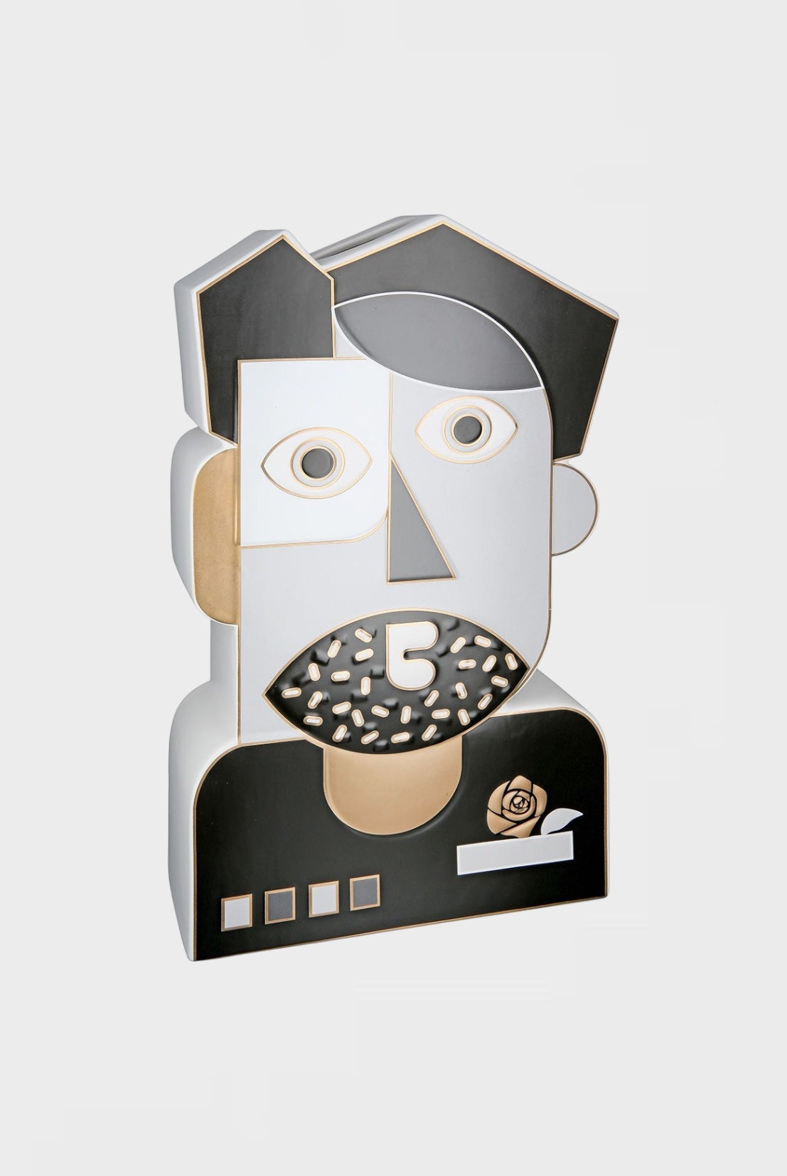 Много голяма ваза Abstract Gentleman, 43см