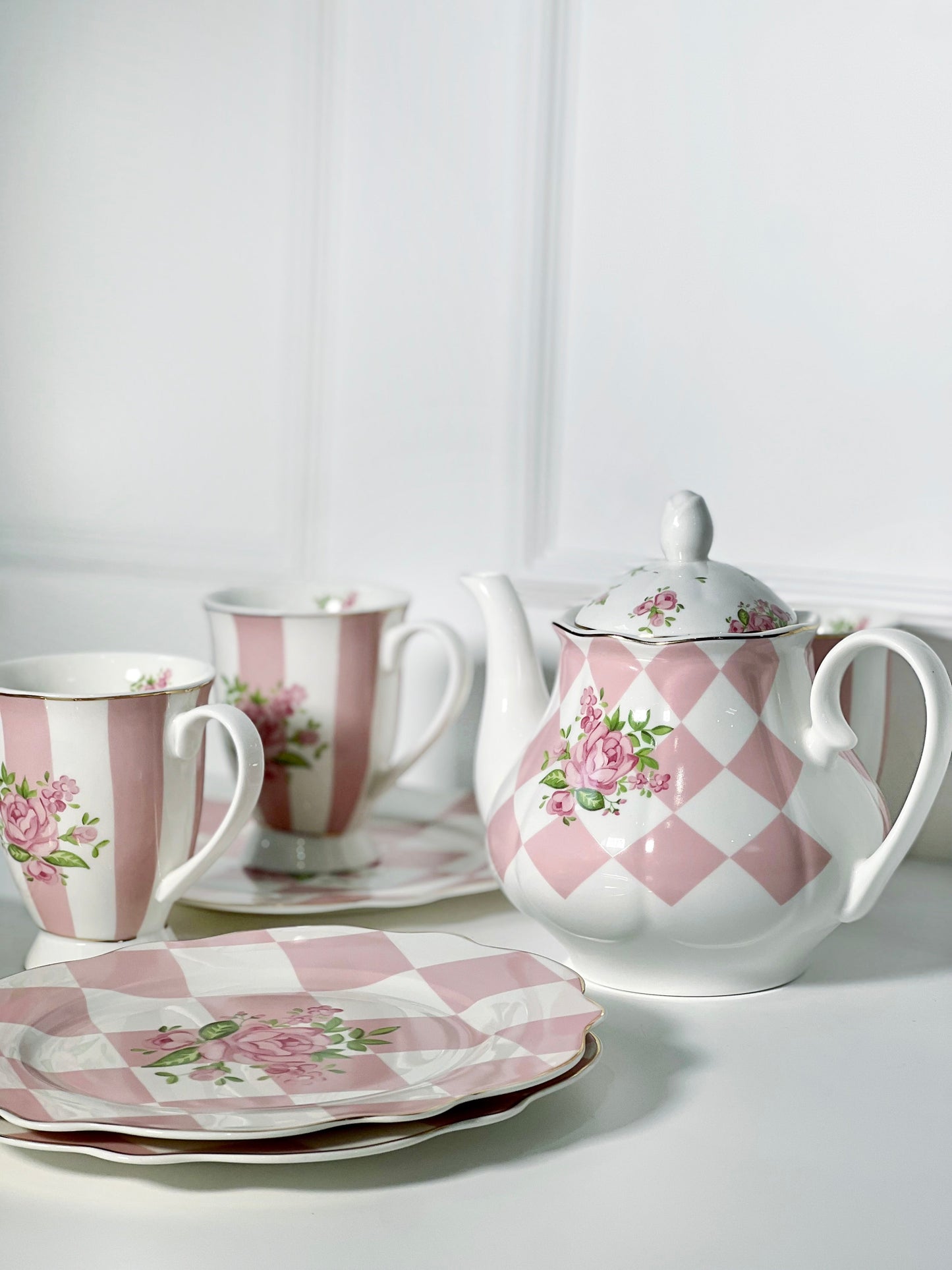 Чайник от порцелан Rosa, 1000мл