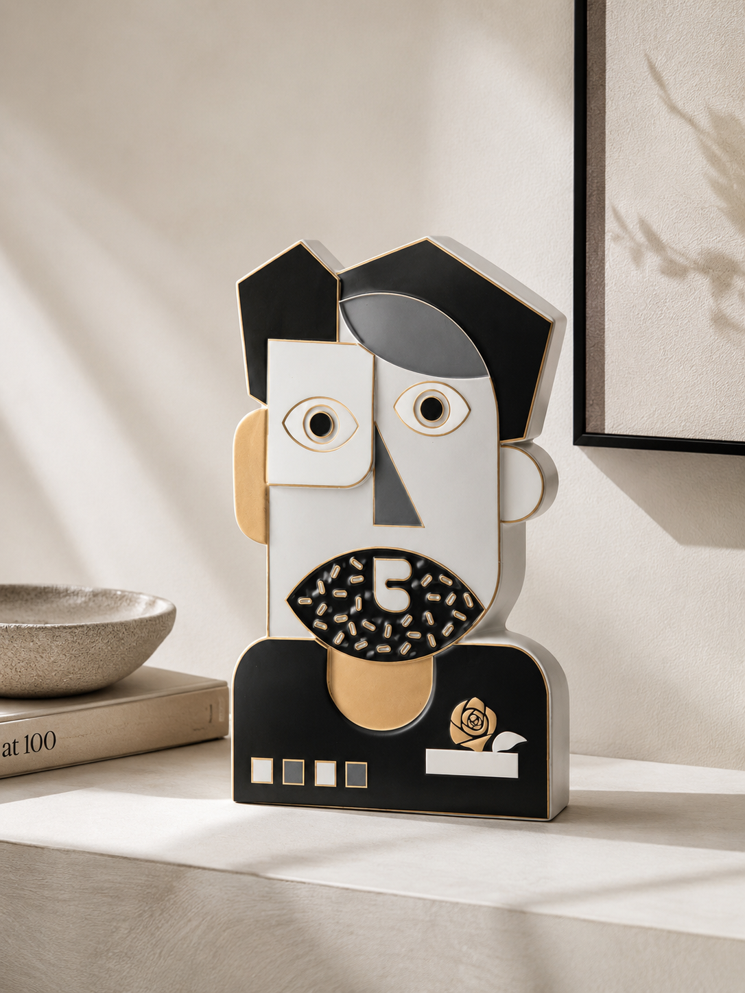 Много голяма ваза Abstract Gentleman, 43см