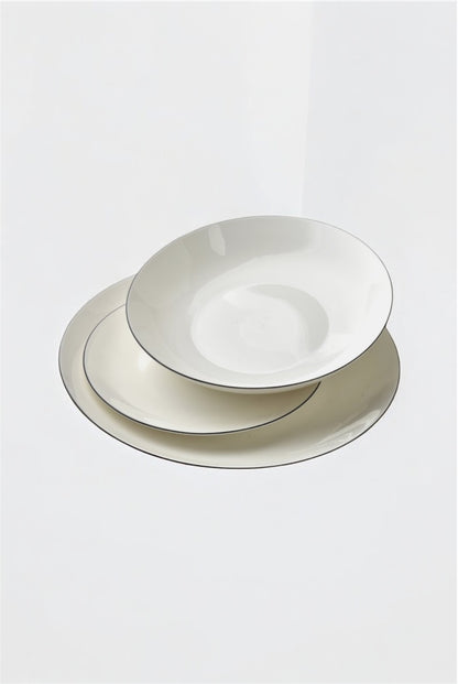 Сервиз за хранене от порцелан Lena, 18 части